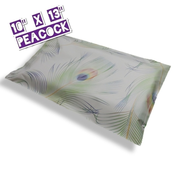 100 Poly Mailers 10x13 Peacock - Picture 3 of 4